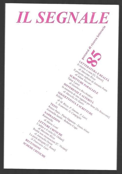 Il segnale - copertina