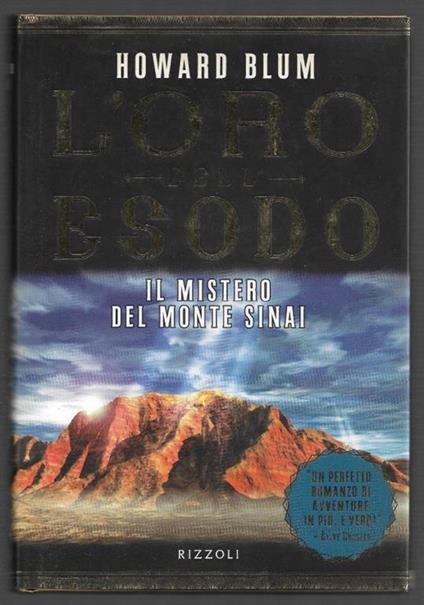 L' oro dell'esodo - Il mistero del monte Sinai - Howard Blum - copertina