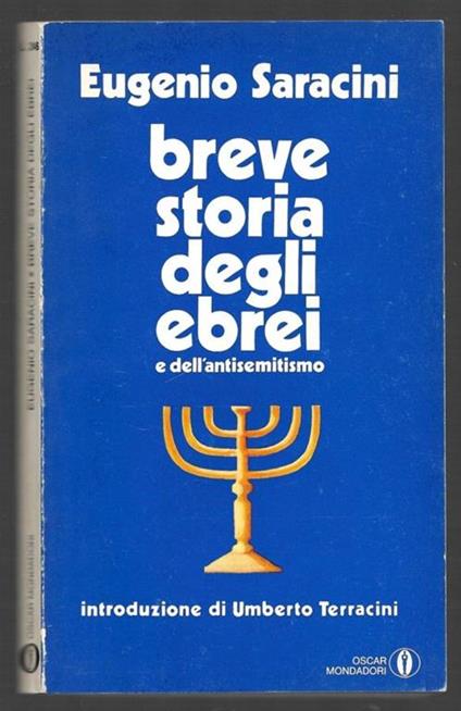 Breve storia degli ebrei e dell'antisemitismo - Francesco Saracino - copertina