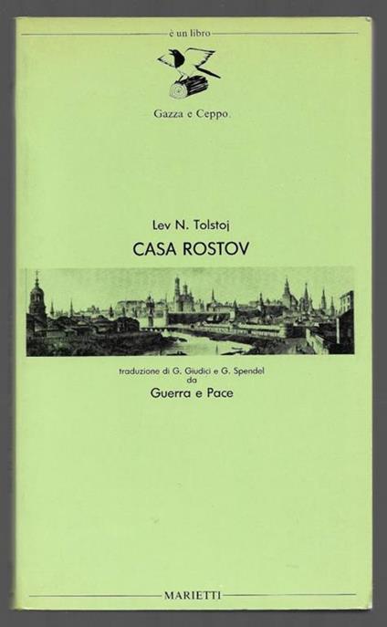 Casa Rostov - Lev Tolstoj - copertina