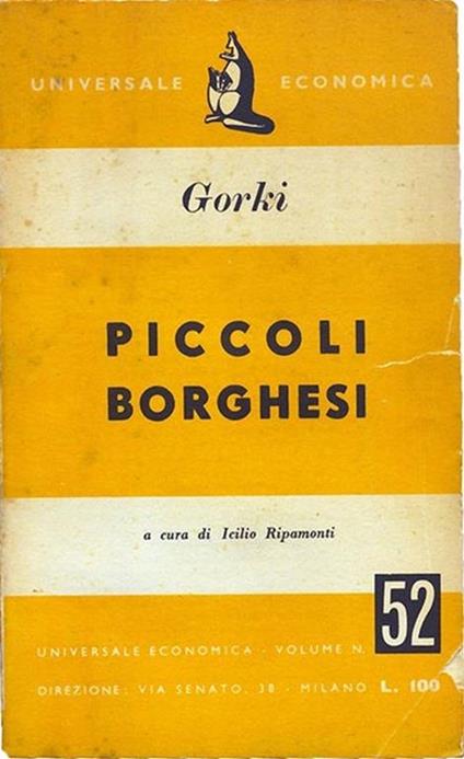 Piccoli Borghesi - Massimo Gori - copertina