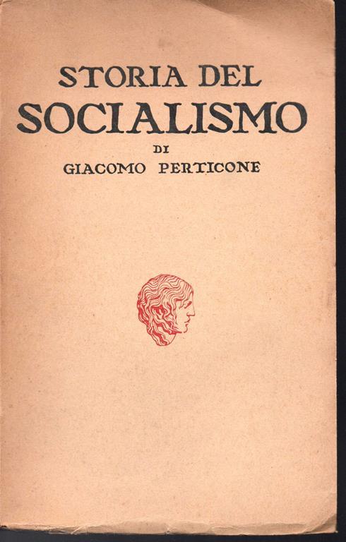 Storia del socialismo - Giacomo Perticone - copertina