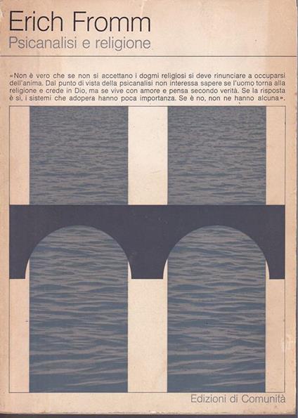 Psicanalisi e religione - Erich Fromm - copertina