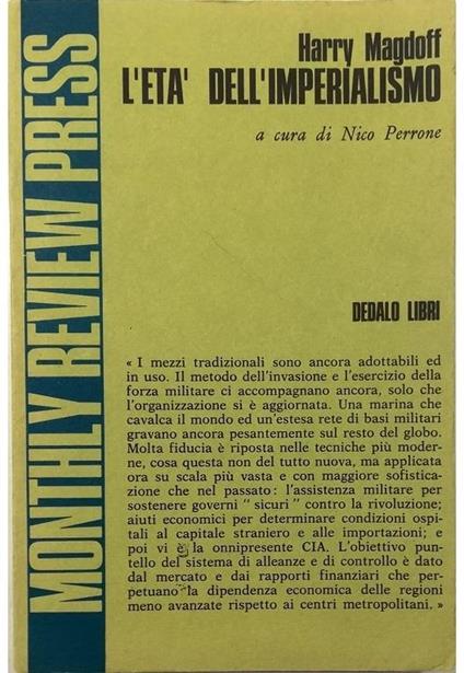 L' età dell'imperialismo - Harry Magdoff - copertina
