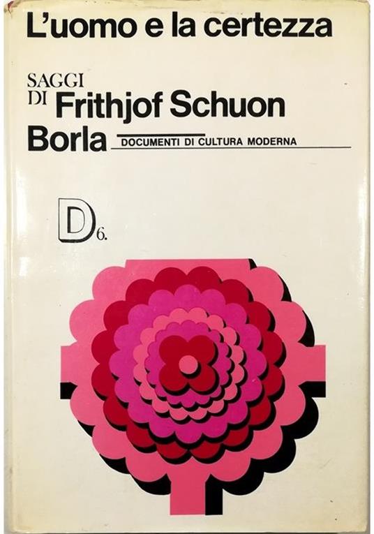 L' uomo e la certezza - Frithjof Schuon - copertina