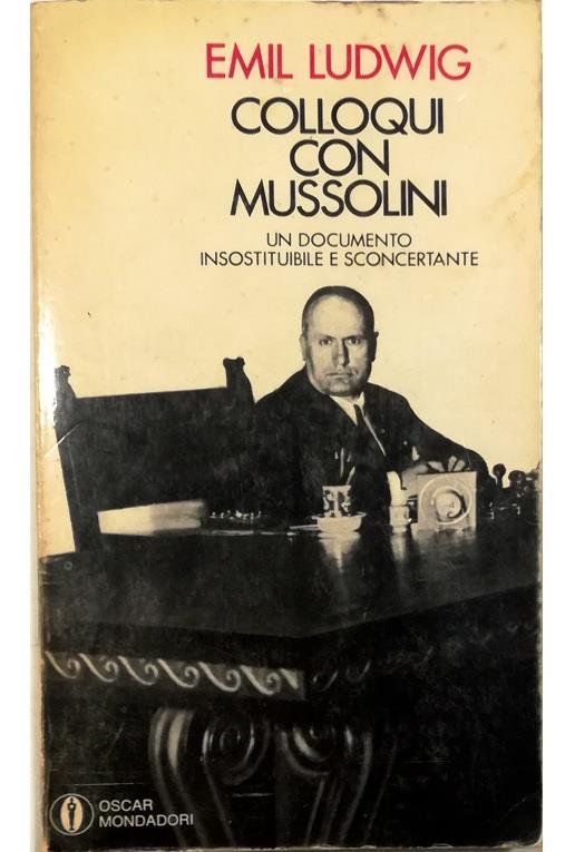 Colloqui con Mussolini - Emil Ludwig - copertina
