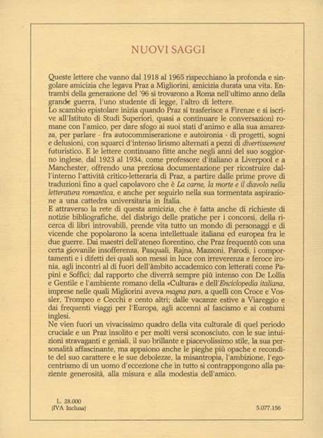 Lettere a Bruno Migliorini. A cura di Lidia Pacini Migliorini - Mario Praz - 2