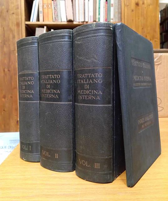 Trattato Italiano Di Medicina Interna (Vol. I-II-III + indici) - copertina