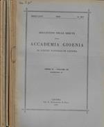 Bollettino delle sedute della Accademia Gioenia di scienze naturali in Catania serie III dal n. 207 al n. 215 anno 1955-1956-1957