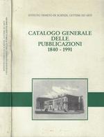 Catalogo generale delle Pubblicazioni 1840-1991