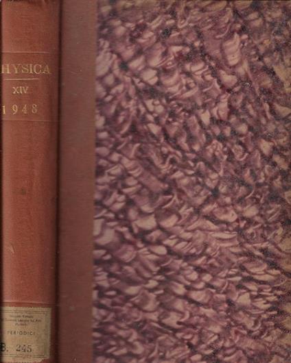 Physica Vol. XIV 1949 - copertina