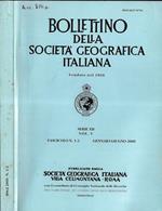 Bollettino della Società Geografica Italiana serie XII Vol. V Fascicolo N. 1-2 2000