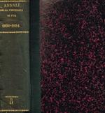 Annuario della R.Università di Pisa per l'anno accademico 1890-91, 1891-92, 1892-93, 1893-94