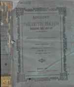 Rendiconti del Parlamento Italiano sessione del 1867-68 Vol. X