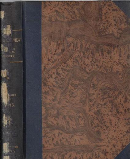 The physical review Vol. VI series II july-december 1915 - copertina