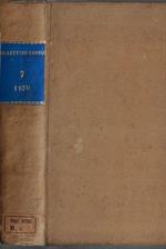 Bollettino consolare pubblicato per cura del Ministero per gli affari esteri di S. M. il Re d'Italia Volume VII anno 1870
