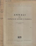Università di Napoli Annali della facoltà di lettere e filosofia Volume dodicesimo