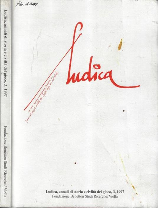 Ludica N. 3 anni 1997 - copertina