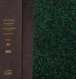 Academie royale de belgique. Bulletin de la classe des sciences. 5 serie tome XXII, 1936