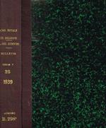 Academie royale de belgique. Bulletin de la classe des sciences. 5 serie, tome XXV, 1939