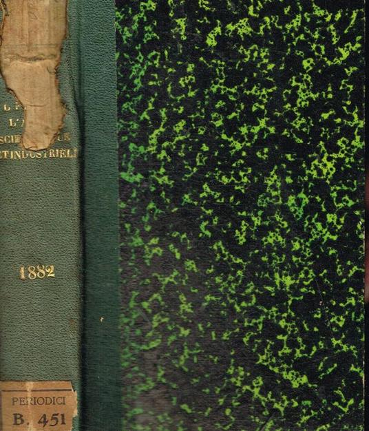 L' annee scientifique et industrielle. vingt-sixieme annee 1882 - Luigi Figuier - copertina
