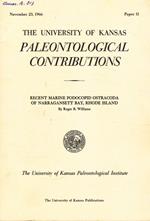 Recent marine podocopid ostracoda of narragansett bay, Rhode Island