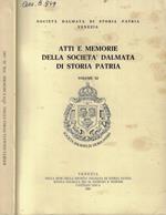 Atti e Memorie della Società Dalmata di Storia Patria Vol. XI