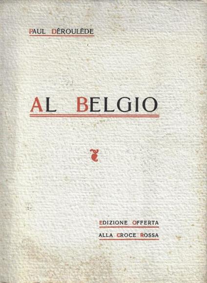 Al Belgio - copertina