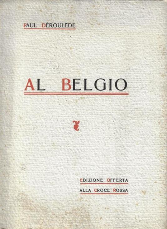 Al Belgio - copertina