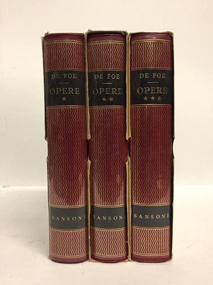 Opere - Daniel Defoe - copertina