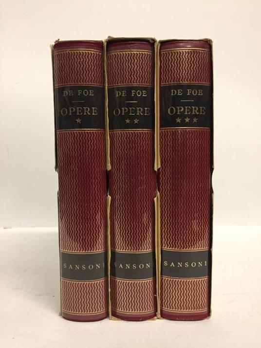 Opere - Daniel Defoe - copertina