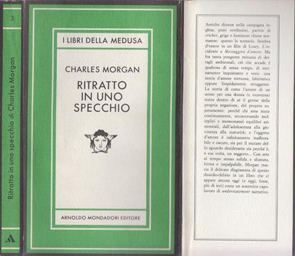 I grandi narratori d'ogni paese Ritratto in uno specchio - Charles Morgan - copertina