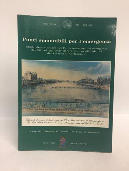 Ponti smonltabili per l'emergenza - copertina