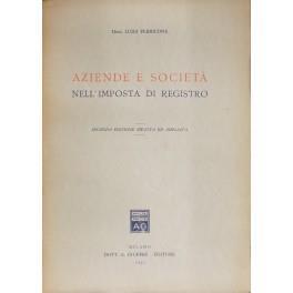 Aziende e società nell'imposta di registro - Luigi Perrone - copertina
