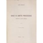 Saggi di diritto processuale. (Raccolta di scritti giuridici)