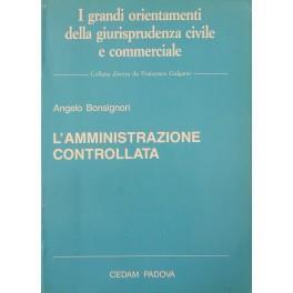 L' amministrazione controllata - Angelo Bonsignori - copertina