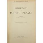 Istituzioni di diritto penale. Parte speciale