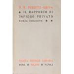Il rapporto di impiego privato