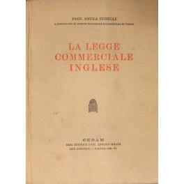 La legge commerciale inglese - Nicola Spinelli - copertina