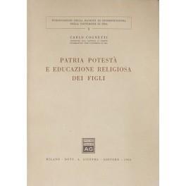 Patria potestà e educazione religiosa dei figli - Carlo Gnetti - copertina