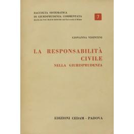 La responsabilità civile nella giurisprudenza - Giovanna Visintini - copertina