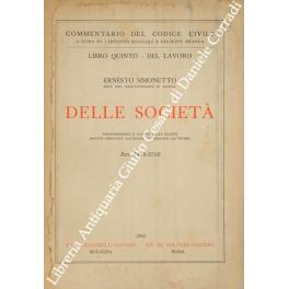 Delle società. Trasformazione e fusione delle società. Società costituite all'estero od operanti all'estero. Art. 2498-2510 - Ernesto Simonetto - copertina
