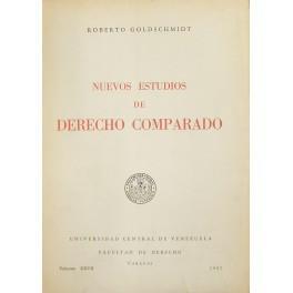 Nuevos estudios de derecho comparado. Problemas generales del derecho privado. Derecho civil y derecho justicial civil. Derecho mercantil. Derecho de autor. Derecho del transito terrestre - copertina