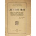 Saggi di diritto pubblico. Il controllo della Corte dei Conti Il bilancio dello Stato ed i trasporti Le acque pubbliche I danni di guerra Il decentramento e la Basilicata La ricostruzione di Messina Rinnovamento
