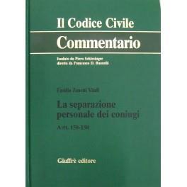 La separazione personale dei coniugi. Artt. 150-158 - Emidia Zanetti Vitali - copertina