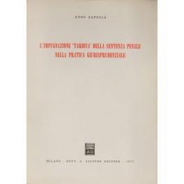 L' impugnazione tardiva della sentenza penale nella pratica giurisprudenziale - Enzo Zappalà - copertina
