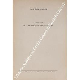 Il processo di ammortamento cambiario - Carlo Maria Martini - copertina