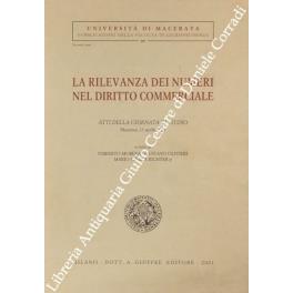 La rilevanza dei numeri nel diritto commerciale. Atti della giornata di studio, Macerata, 11 aprile 2000 - copertina
