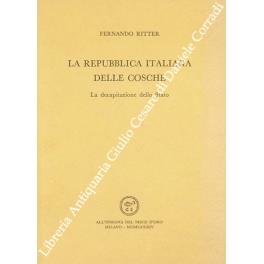 La repubblica italiana delle cosche. La decapitazione dello Stato - Fernando Ritter - copertina