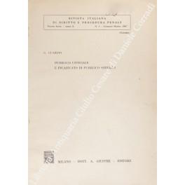 Pubblico ufficiale e incaricato di pubblico servizio - Giuseppe Guarino - copertina